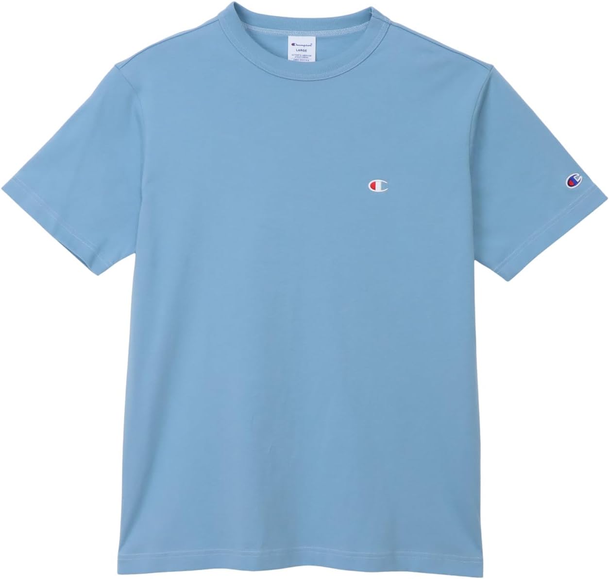 Мужская футболка Champion C3-P300Z/C3-X352L, короткий рукав, 100% хлопок, Classic Cotton USA, вышивка логотипа в одну точку, футболка с коротким рукавом, базовая модель, небесно-голубой
Мужская футболка Champion C3-P300Z/C3-X352L, короткий рукав, 100% хлопок, Classic Cotton USA, вышивка логотипа в одну точку, футболка с коротким рукавом, базовая модель, небесно-голубой