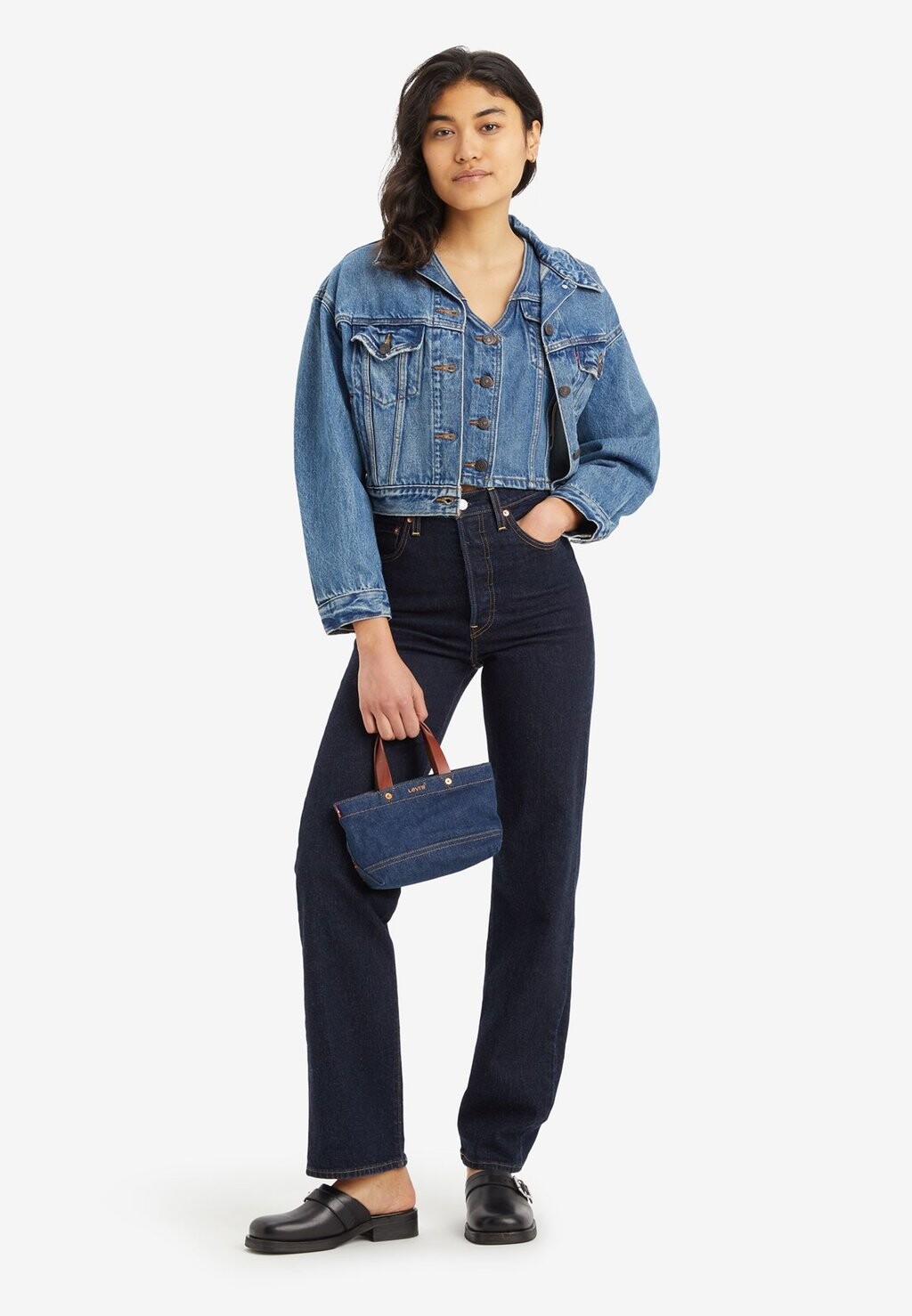 Джинсы прямого кроя RIBCAGE FULL LENGTH Levi's, темно-синий деним
Джинсы прямого кроя RIBCAGE FULL LENGTH Levi's, темно-синий деним