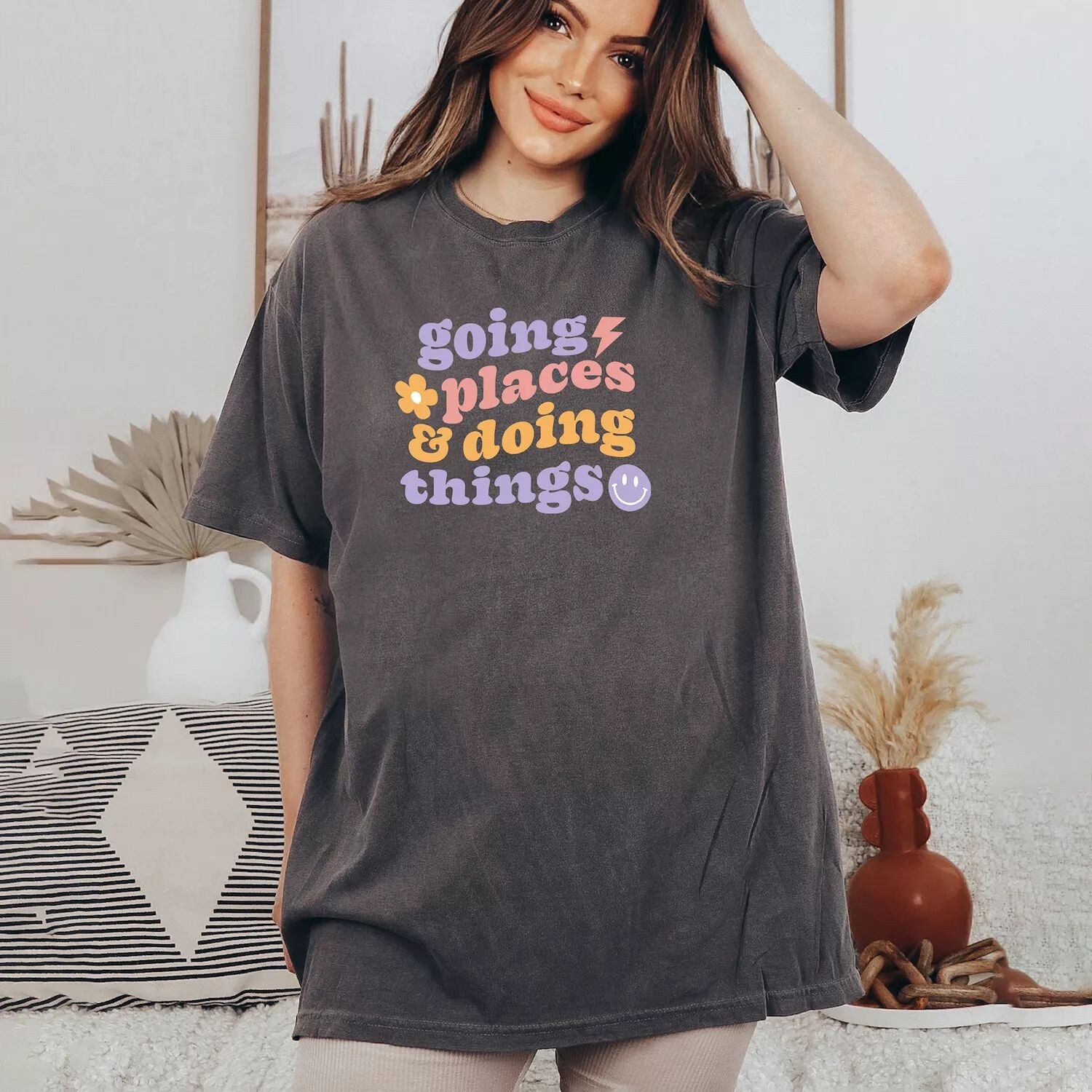 Футболки, окрашенные в готовой одежде, для прогулок и занятий делами Simply Sage Market
Футболки, окрашенные в готовой одежде, для прогулок и занятий делами Simply Sage Market