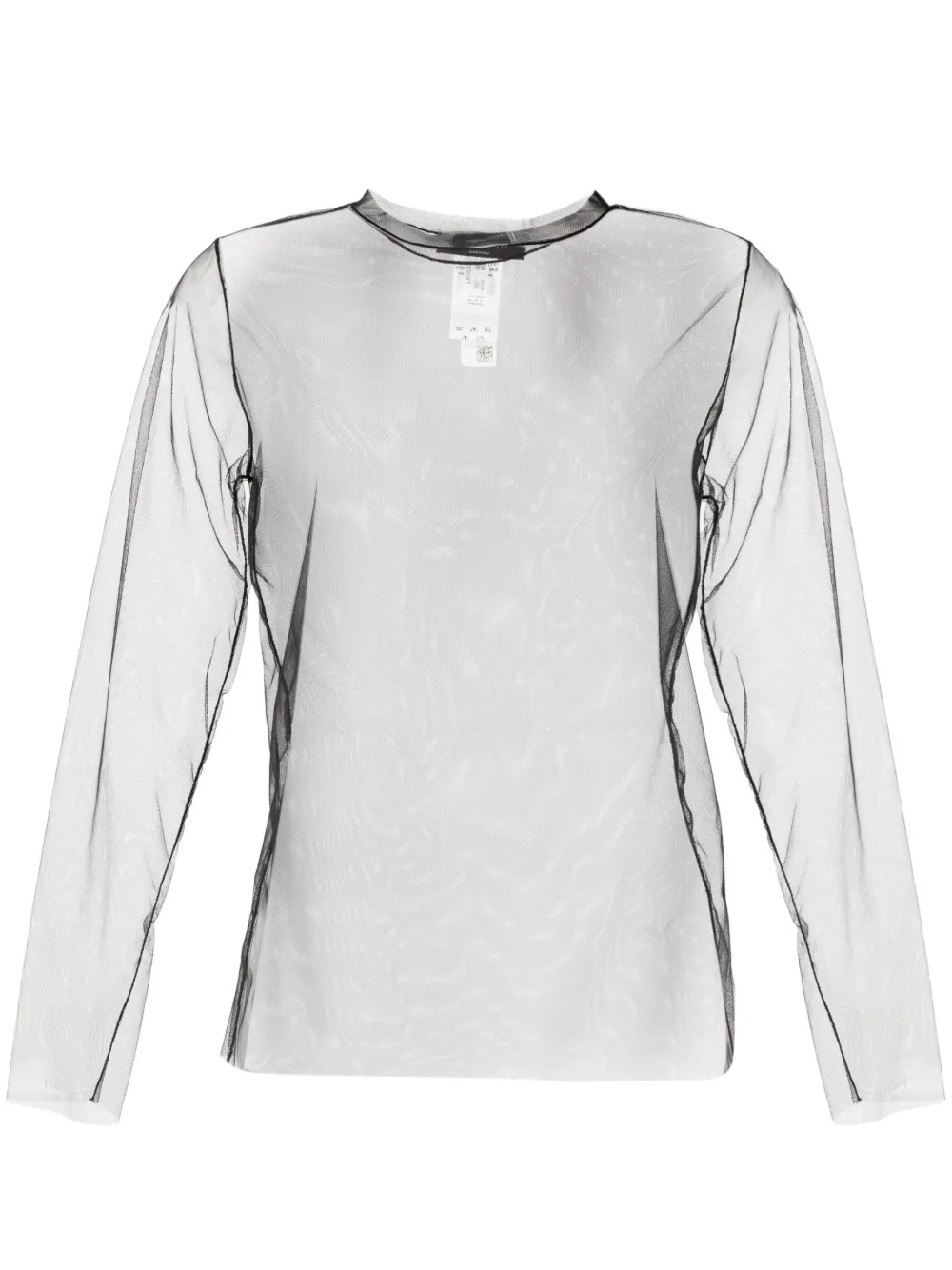 Полупрозрачный сетчатый топ Fabiana Filippi, черный
Полупрозрачный сетчатый топ Fabiana Filippi, черный