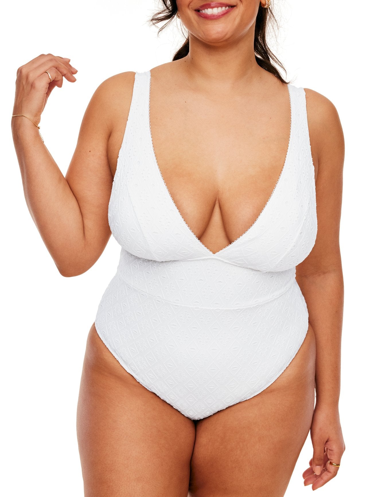 Melony Женский купальник больших размеров Слитный купальник Adore Me, цвет bright white
Melony Женский купальник больших размеров Слитный купальник Adore Me, цвет bright white