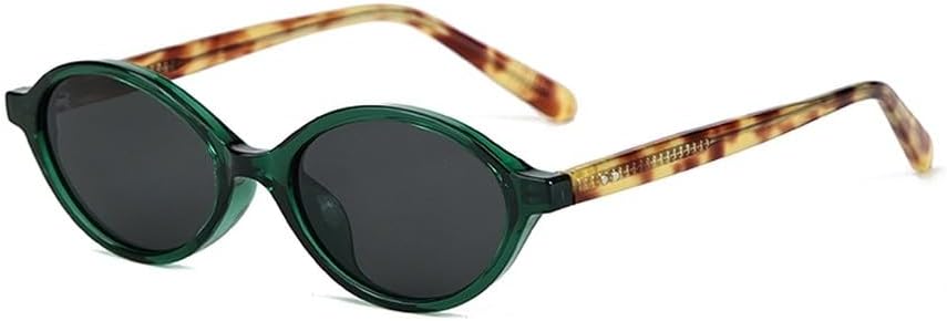 Солнцезащитные очки в маленькой овальной оправе для мужчин, ретро-стиль, круглые солнцезащитные очки для женщин, защита от ультрафиолета UV400, коричневый, серый, унисекс WNCKSQ, Green Pattern Black
Солнцезащитные очки в маленькой овальной оправе для мужчин, ретро-стиль, круглые солнцезащитные очки для женщин, защита от ультрафиолета UV400, коричневый, серый, унисекс WNCKSQ, Green Pattern Black