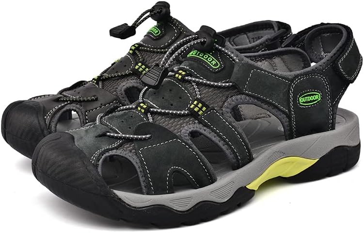 Мужские сандалии AQIXIDX для походов и вождения, повседневная мода, спортивные пляжные туфли, с закрытым носком, легкие, дышащие водные сандалии, летняя обувь для путешествий на открытом воздухе, серый
Мужские сандалии AQIXIDX для походов и вождения, повседневная мода, спортивные пляжные туфли, с закрытым носком, легкие, дышащие водные сандалии, летняя обувь для путешествий на открытом воздухе, серый