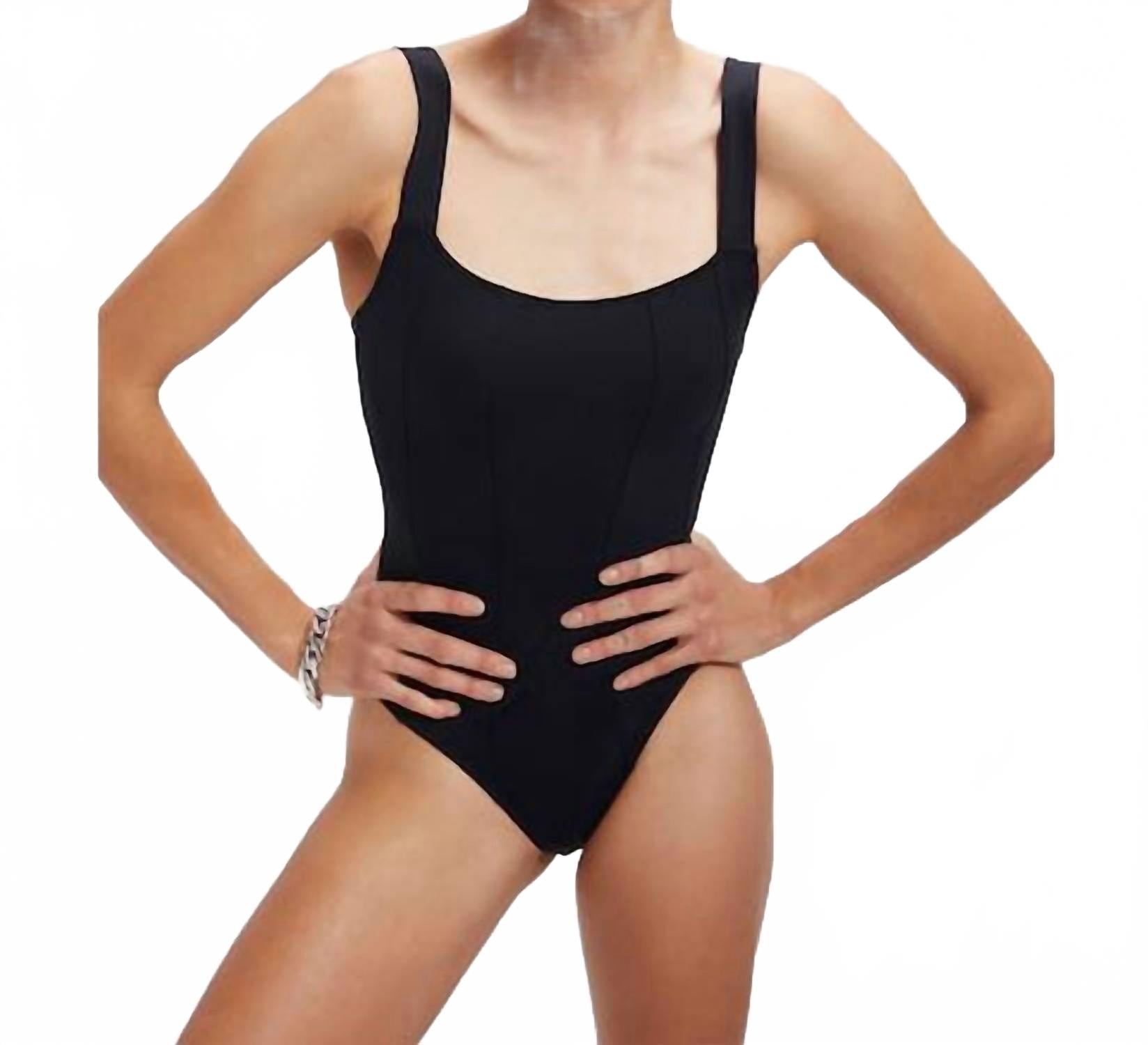 Боди Scuba Contour черного цвета GOOD AMERICAN
Боди Scuba Contour черного цвета GOOD AMERICAN