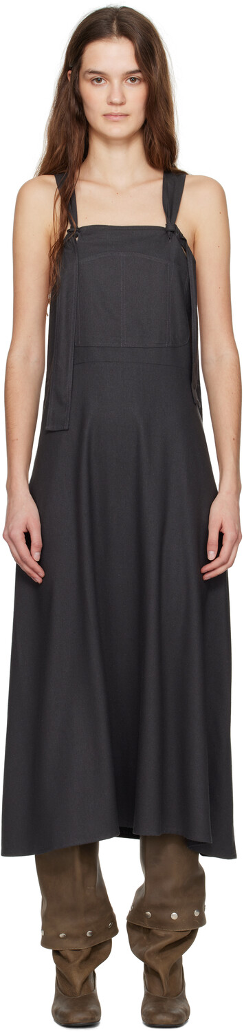 Платье-комбинезон серо-зеленого цвета средней длины Baserange
Платье-комбинезон серо-зеленого цвета средней длины Baserange