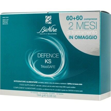 Bionike Defense Ks Tricosafe Bipack 60 + 60 таблеток
Bionike Defense Ks Tricosafe Bipack 60 + 60 таблеток