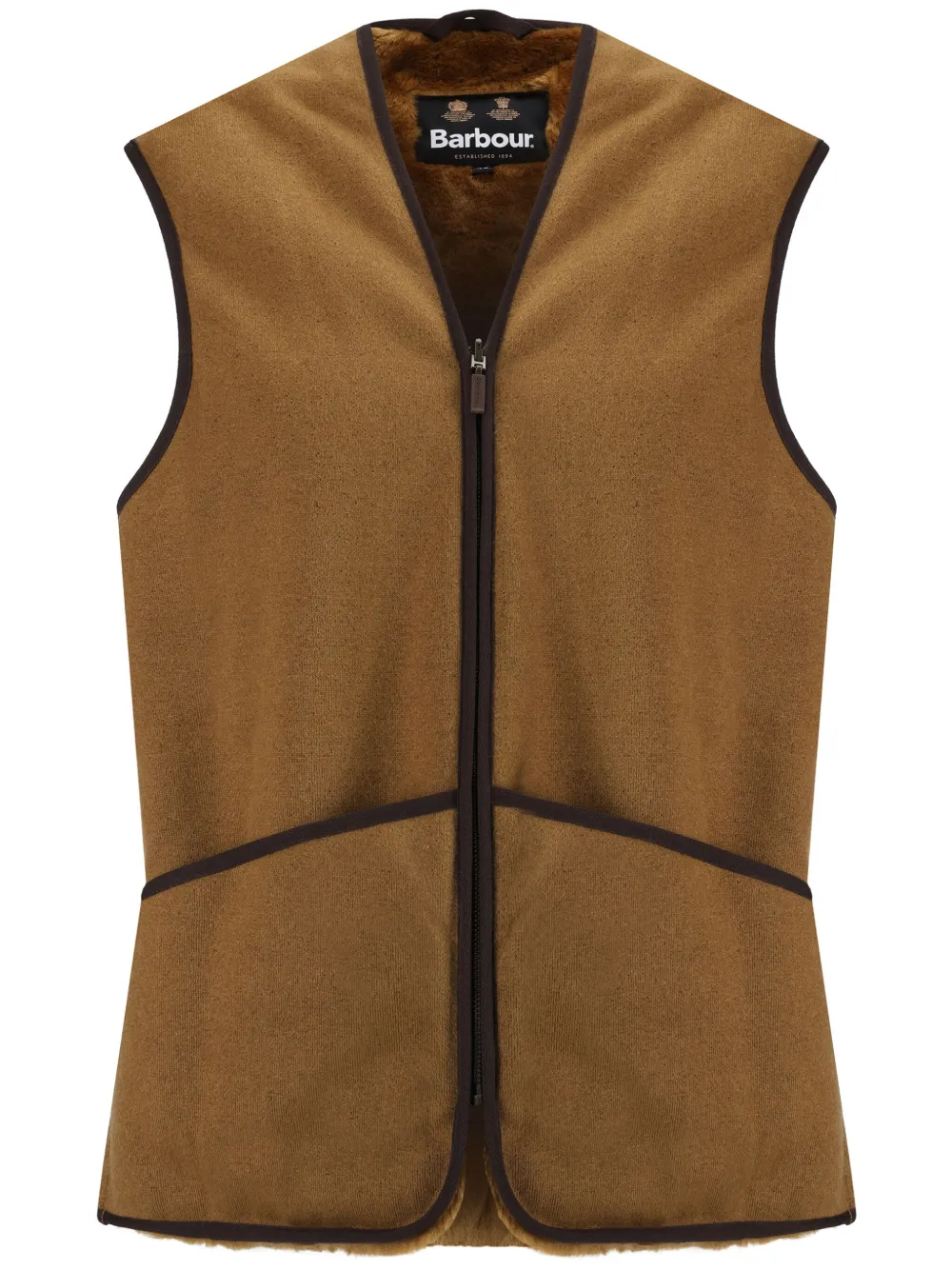 Вязаный жилет Barbour, коричневый
Вязаный жилет Barbour, коричневый