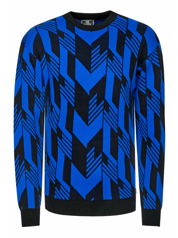 Контрастный тонкий вязаный свитер с круглым вырезом черного цвета / Sax Rusty Neal
Контрастный тонкий вязаный свитер с круглым вырезом черного цвета / Sax Rusty Neal