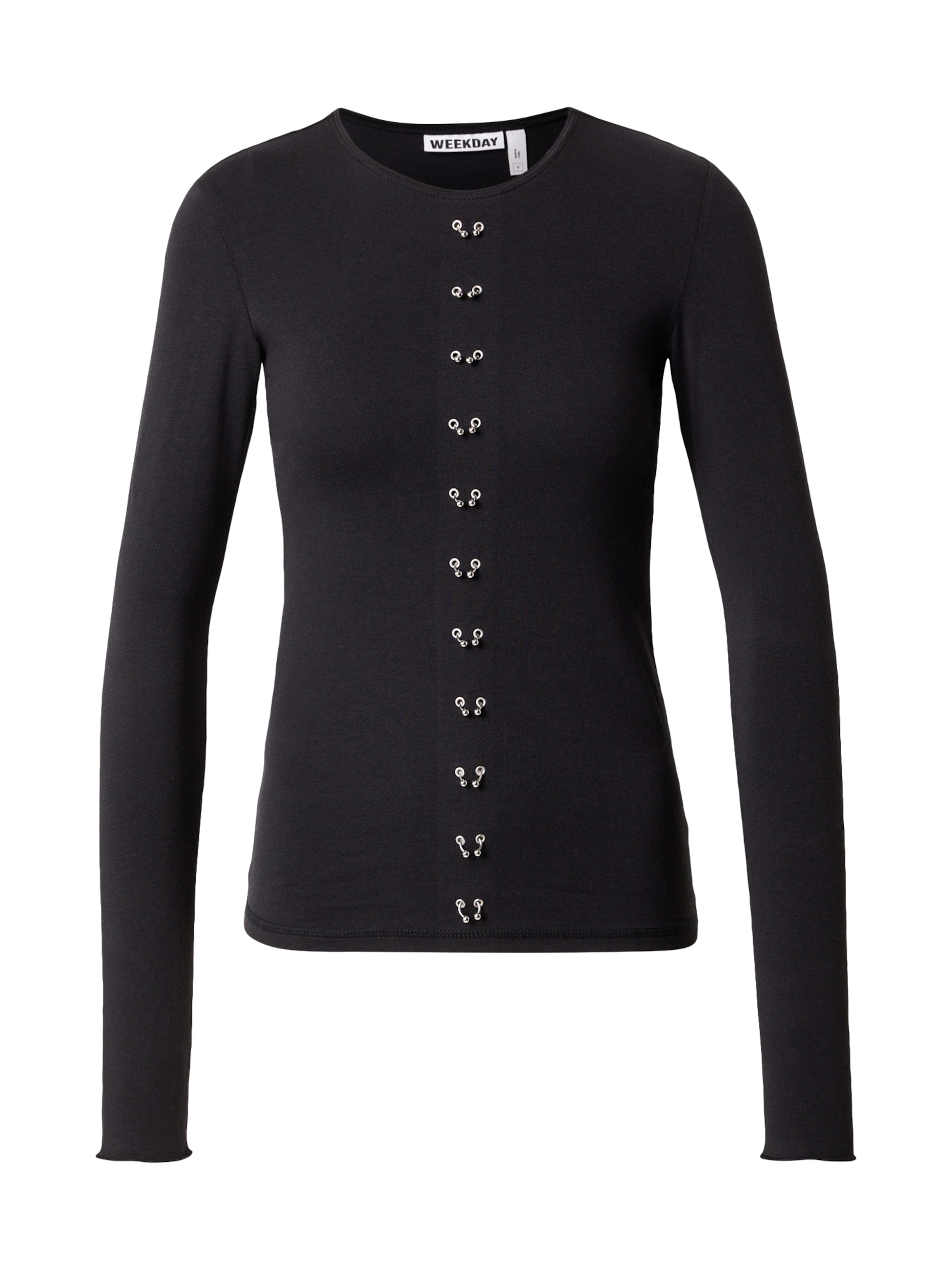 WEEKDAY Лонгслив 'Louise' в черном цвете
WEEKDAY Лонгслив 'Louise' в черном цвете