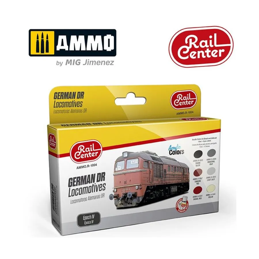 Немецкие локомотивы DR Epoch IV, Acrylic Paint Sets
Немецкие локомотивы DR Epoch IV, Acrylic Paint Sets