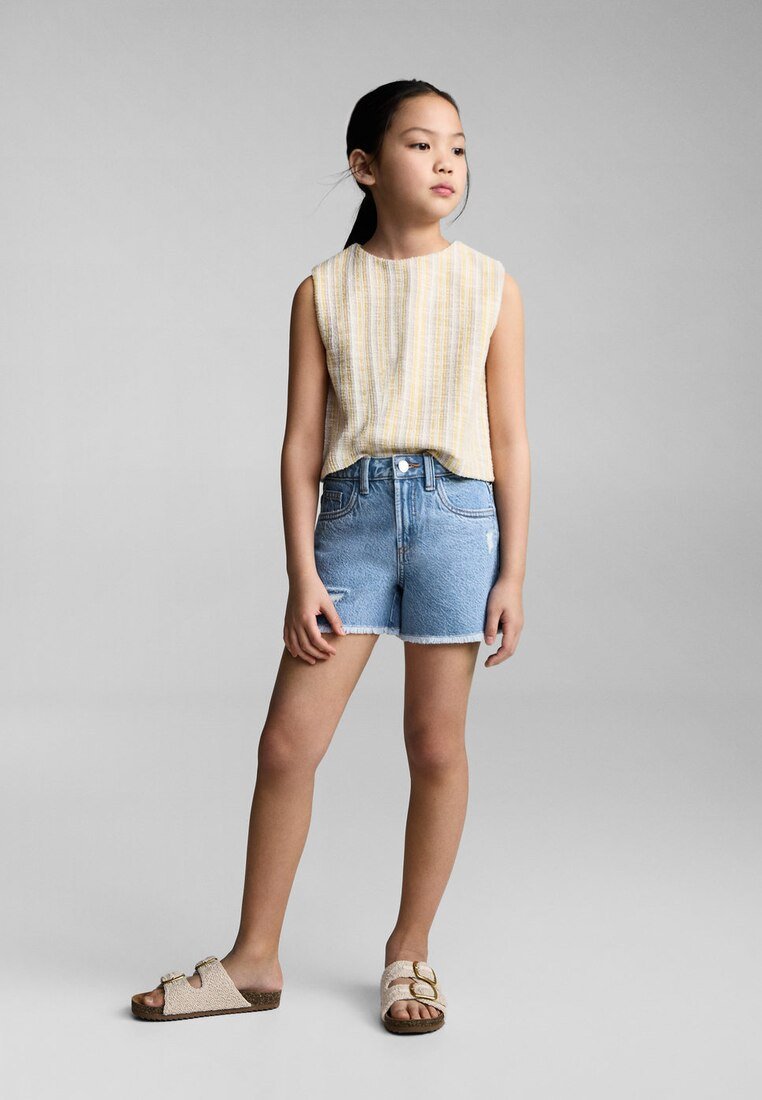Джинсовые шорты ISA Mango Kids, синий 
Джинсовые шорты ISA Mango Kids, синий