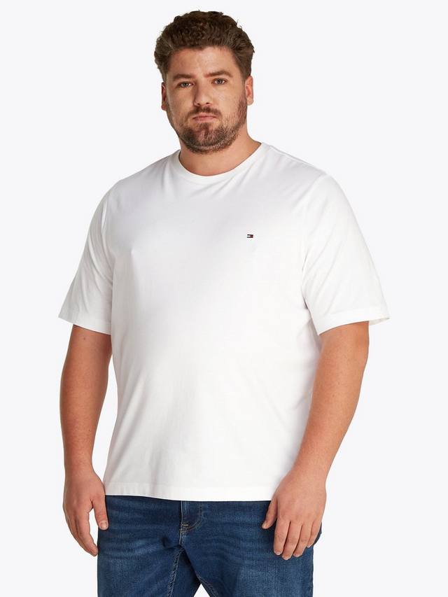 Плюс хлопчатобумажная футболка с логотипом regular fit с коротким рукавом и логотипом Tommy Hilfiger, белый
Плюс хлопчатобумажная футболка с логотипом regular fit с коротким рукавом и логотипом Tommy Hilfiger, белый