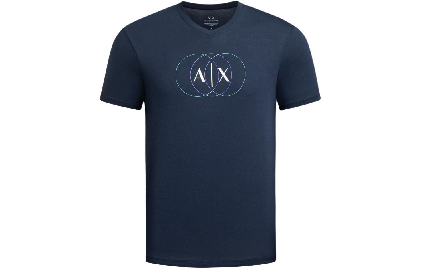 Футболка мужская темно-синяя Armani Exchange, темно-синий
Футболка мужская темно-синяя Armani Exchange, темно-синий