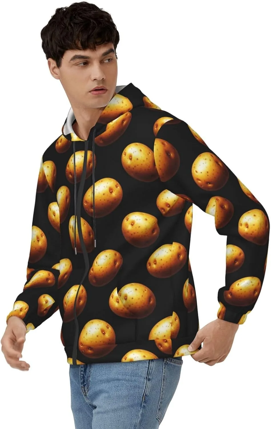 Мужская толстовка с капюшоном и карманами KATVEESC
Мужская толстовка с капюшоном и карманами KATVEESC