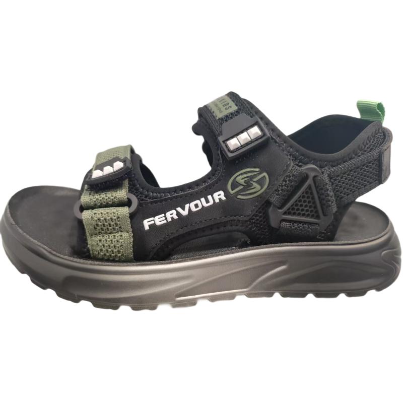 Противоскользящие и дышащие детские сандалии ABC KIDS, черный/зеленый
Противоскользящие и дышащие детские сандалии ABC KIDS, черный/зеленый