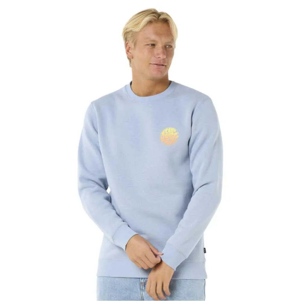 Толстовка Rip Curl Wetsuit Icon Crew, синий 
Толстовка Rip Curl Wetsuit Icon Crew, синий