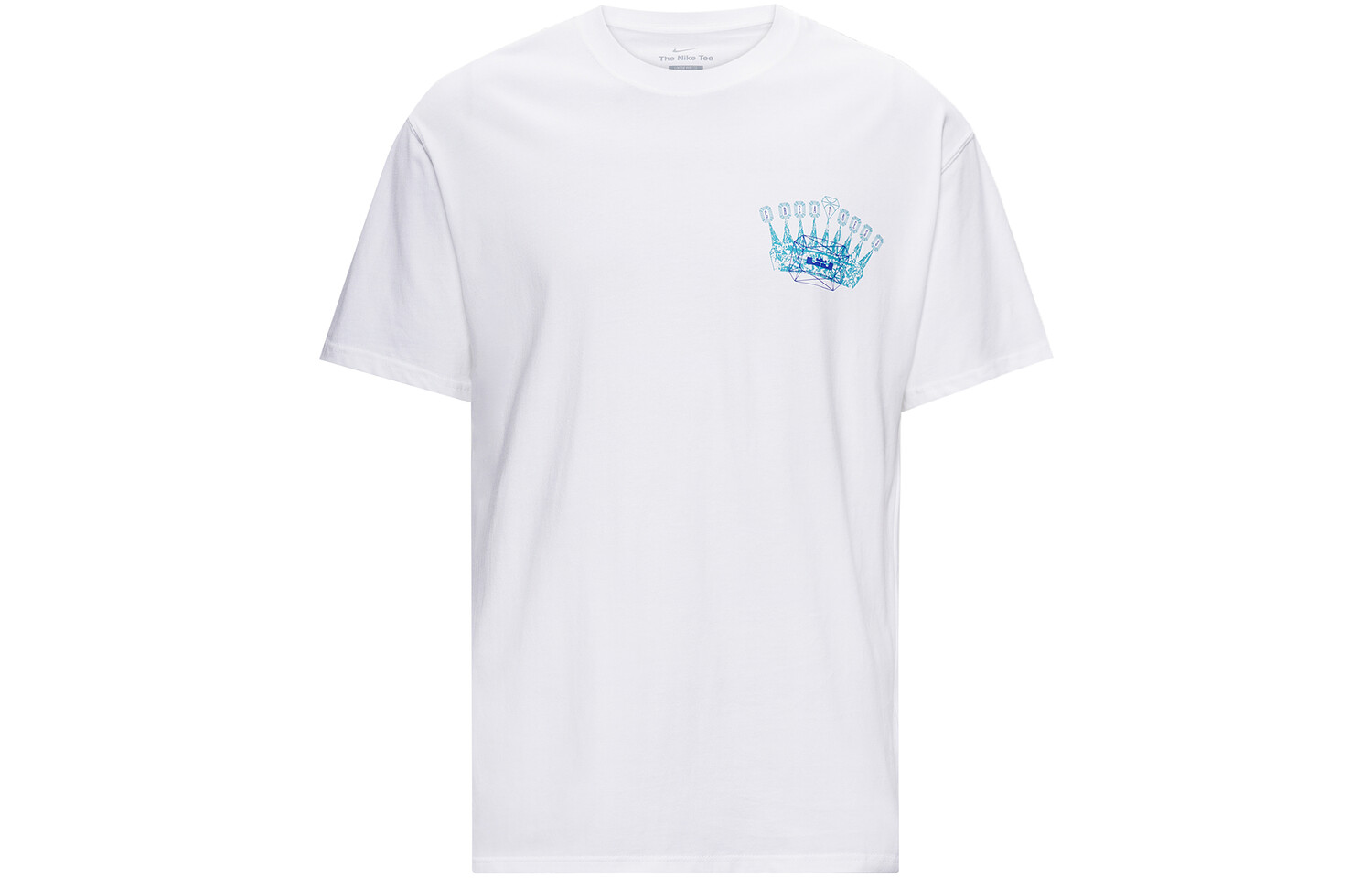 Футболка мужская белая Nike, белый 
Футболка мужская белая Nike, белый