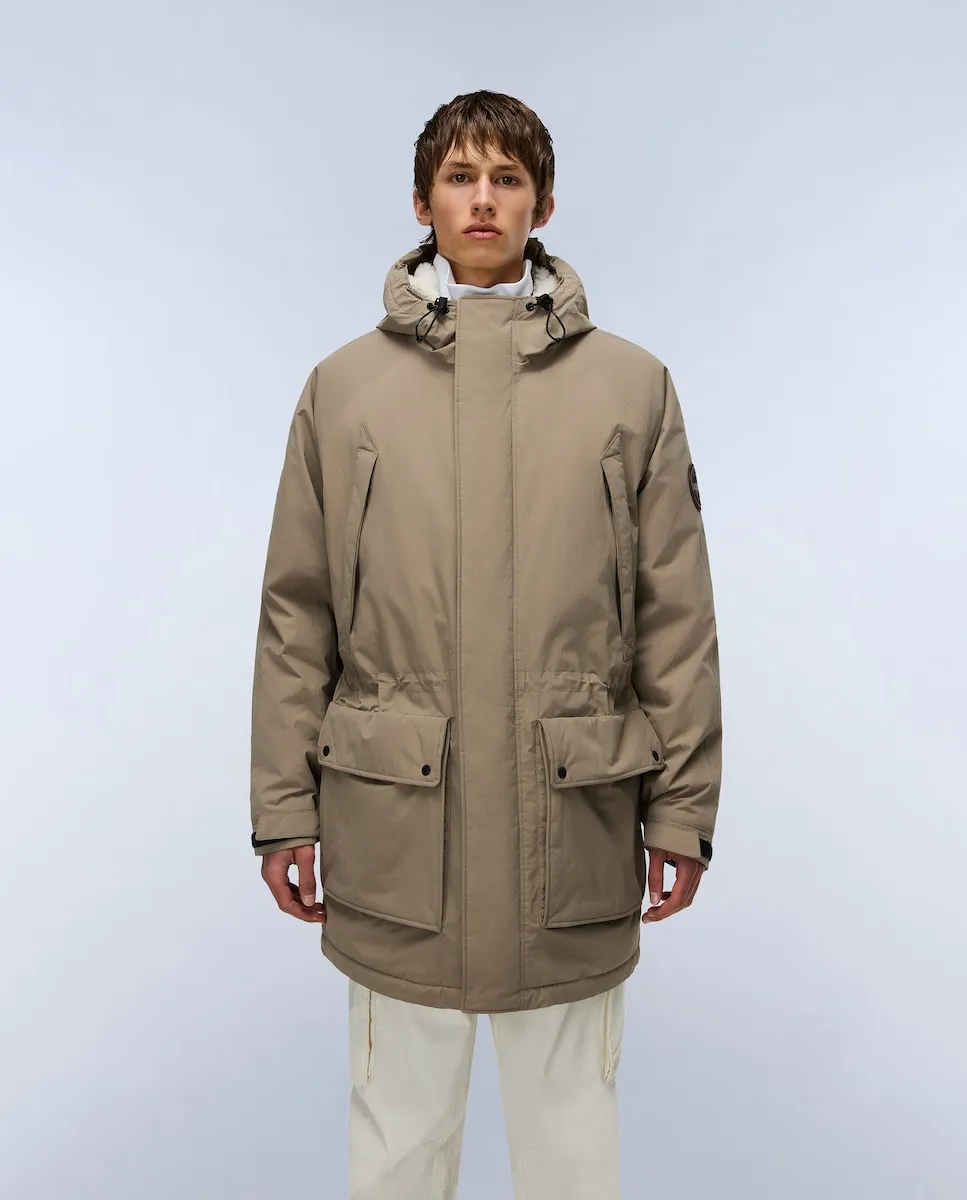 Мужская коричневая стеганая парка Napapijri
Мужская коричневая стеганая парка Napapijri