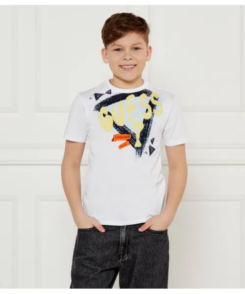 Футболка Regular fit Guess, белый 
Футболка Regular fit Guess, белый