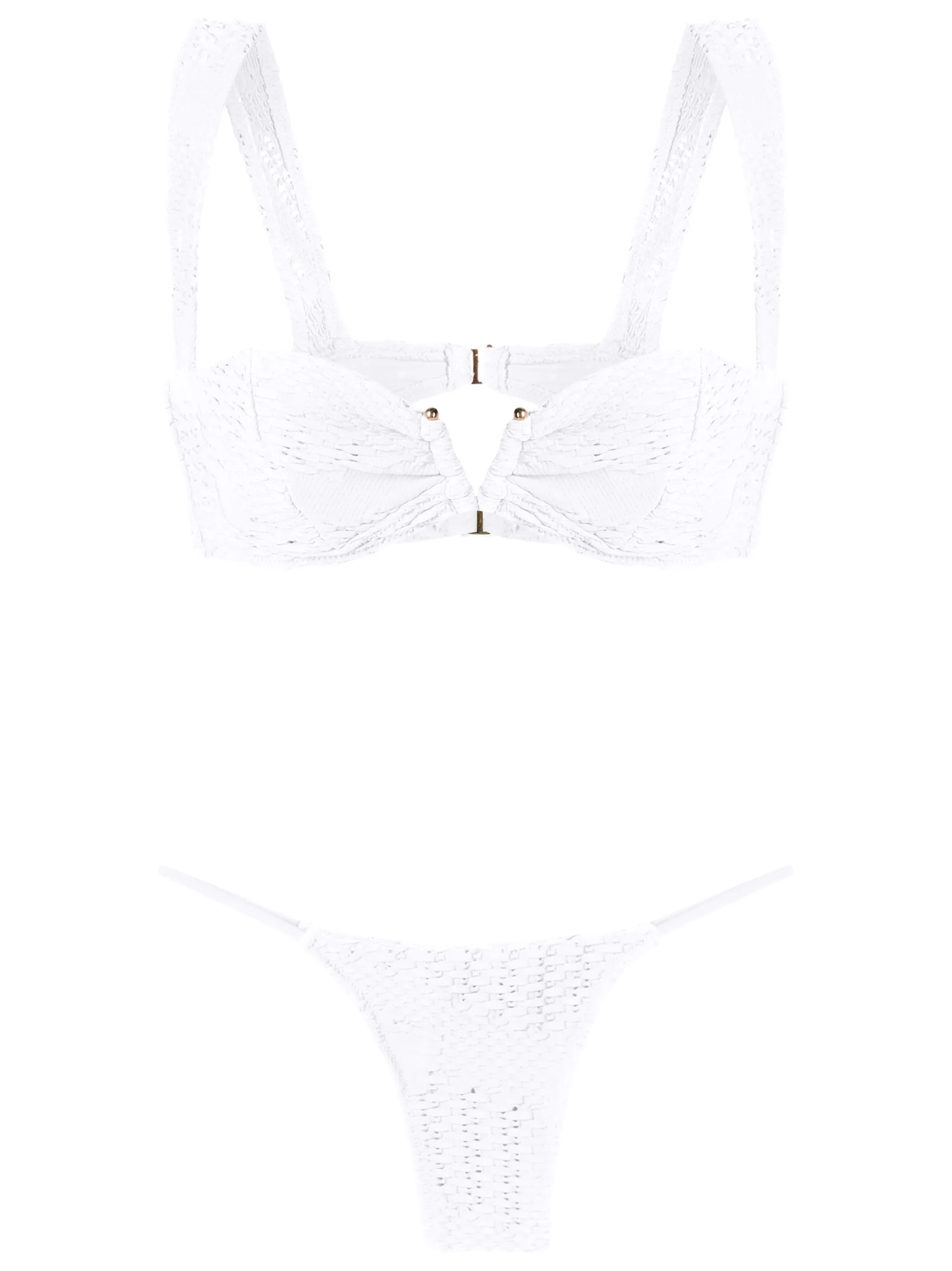 Бикини с топом балконет Amir Slama, белый
Бикини с топом балконет Amir Slama, белый