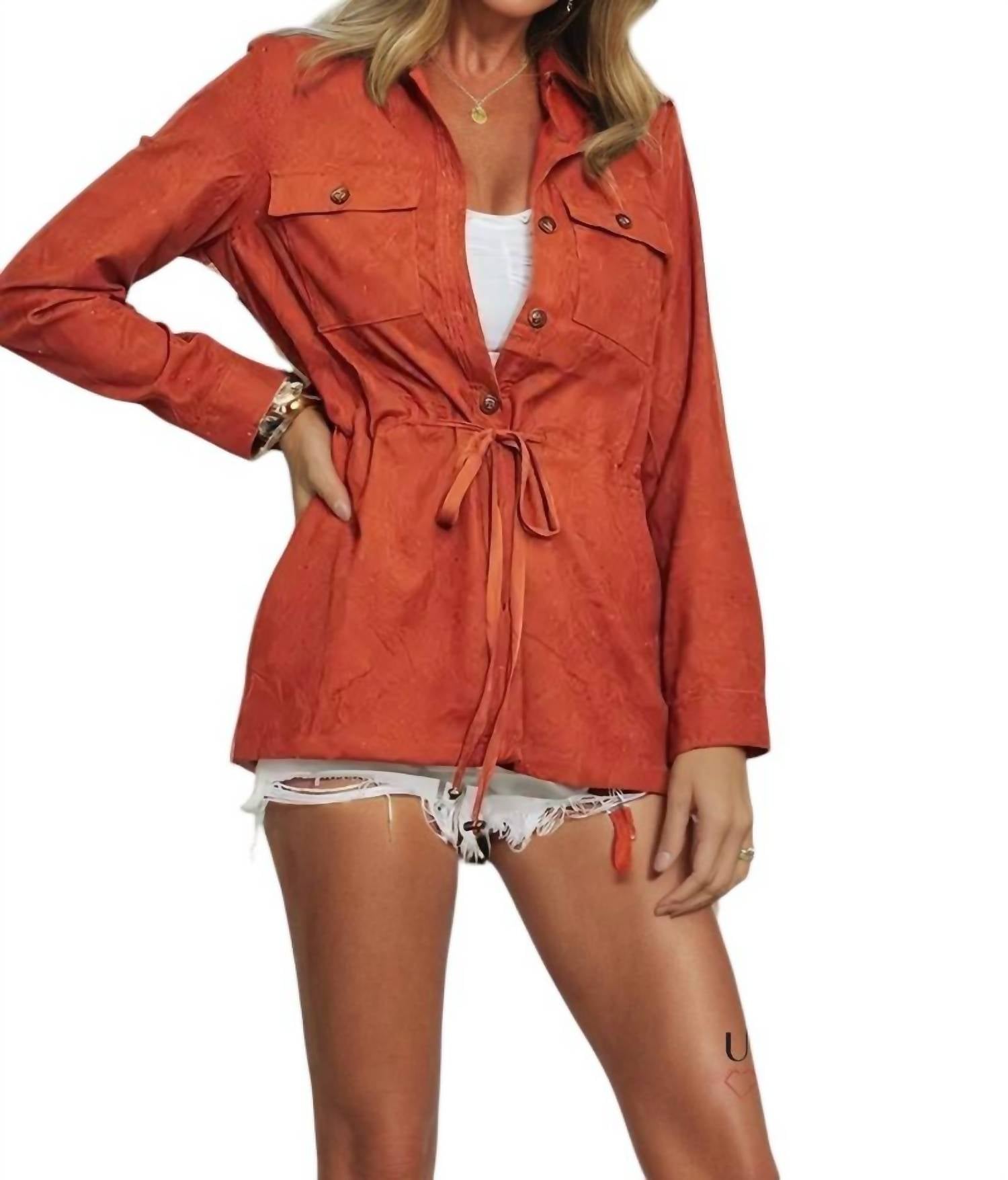 Этническая куртка Adina Stone Washed Contrast в кирпичном цвете DAVI & DANI, brick
Этническая куртка Adina Stone Washed Contrast в кирпичном цвете DAVI & DANI, brick