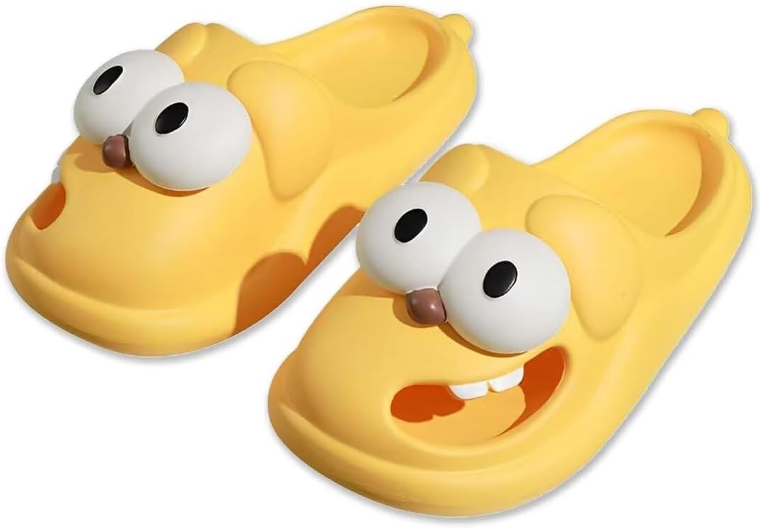 Детские тапочки OJXTRDE с поцелуем на языке, милые тапочки с большой мордочкой собаки, забавные 3D мультяшные тапочки с нескользящей толстой подошвой, EVA тапочки для дома и улицы для девочек и мальчиков, желтый
Детские тапочки OJXTRDE с поцелуем на языке, милые тапочки с большой мордочкой собаки, забавные 3D мультяшные тапочки с нескользящей толстой подошвой, EVA тапочки для дома и улицы для девочек и мальчиков, желтый