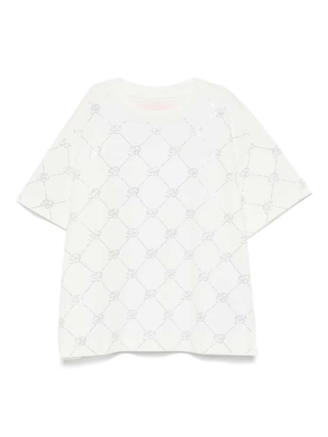 Футболка с логотипом Crystal Miss Blumarine, белый
Футболка с логотипом Crystal Miss Blumarine, белый