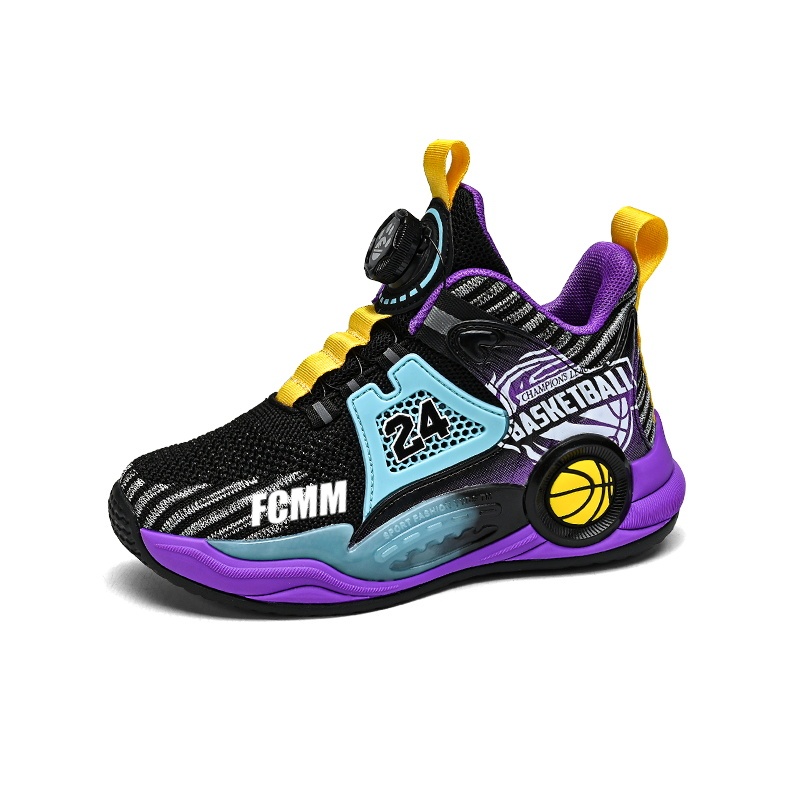 Баскетбольные кроссовки Anti Kick, дышащие, противоскользящие и износостойкие, низкие, детские FCMM, черный/фиолетовый
Баскетбольные кроссовки Anti Kick, дышащие, противоскользящие и износостойкие, низкие, детские FCMM, черный/фиолетовый