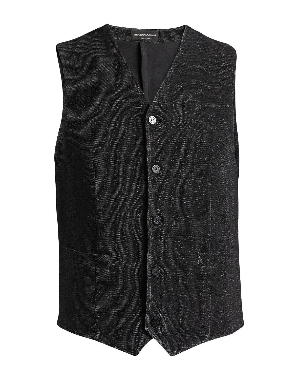 Жилет, сшитый на заказ Emporio Armani, черный
Жилет, сшитый на заказ Emporio Armani, черный