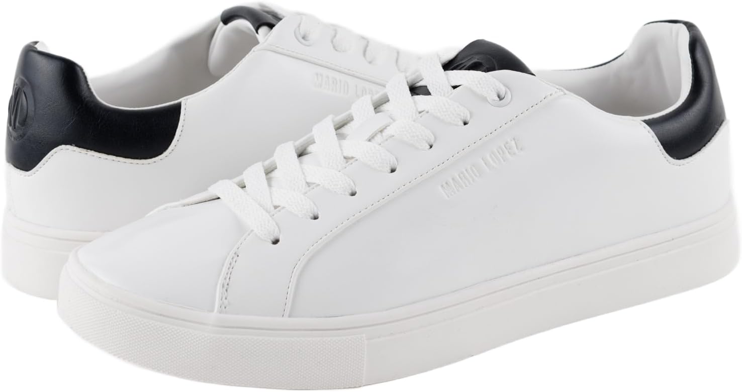 Мужские кроссовки Mario Lopez Cliff с низким верхом, шнуровкой и комфортной посадкой, классическая обувь для мужчин, белый
Мужские кроссовки Mario Lopez Cliff с низким верхом, шнуровкой и комфортной посадкой, классическая обувь для мужчин, белый