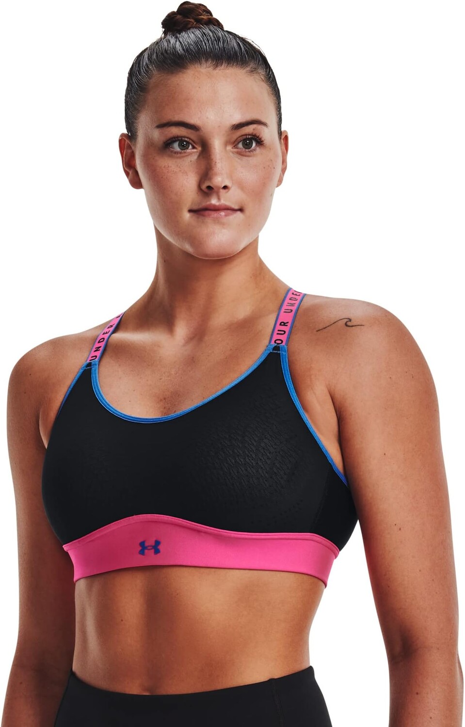 Бюстгальтер Under Armour Infinity Mid Blocked Bra, цвет Black/Water/Victory Blue
Бюстгальтер Under Armour Infinity Mid Blocked Bra, цвет Black/Water/Victory Blue