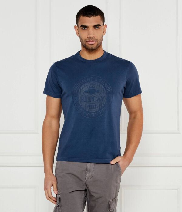 Футболка мужская Replay с принтом, синий
Футболка мужская Replay с принтом, синий