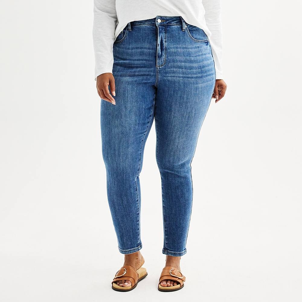 Джинсы скинни Sonoma Goods For Life больших размеров с пышной посадкой, цвет Med Wash
Джинсы скинни Sonoma Goods For Life больших размеров с пышной посадкой, цвет Med Wash