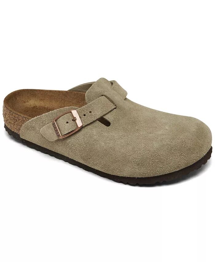 Замшевые кожаные сабо Little Kids Boston от Finish Line Birkenstock, бежевый
Замшевые кожаные сабо Little Kids Boston от Finish Line Birkenstock, бежевый