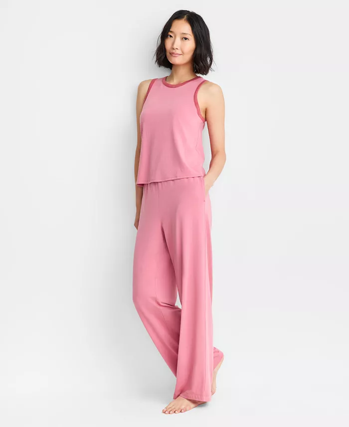 Женский однотонный трикотажный пижамный комплект, размеры XS–3X State of Day, розовый
Женский однотонный трикотажный пижамный комплект, размеры XS–3X State of Day, розовый