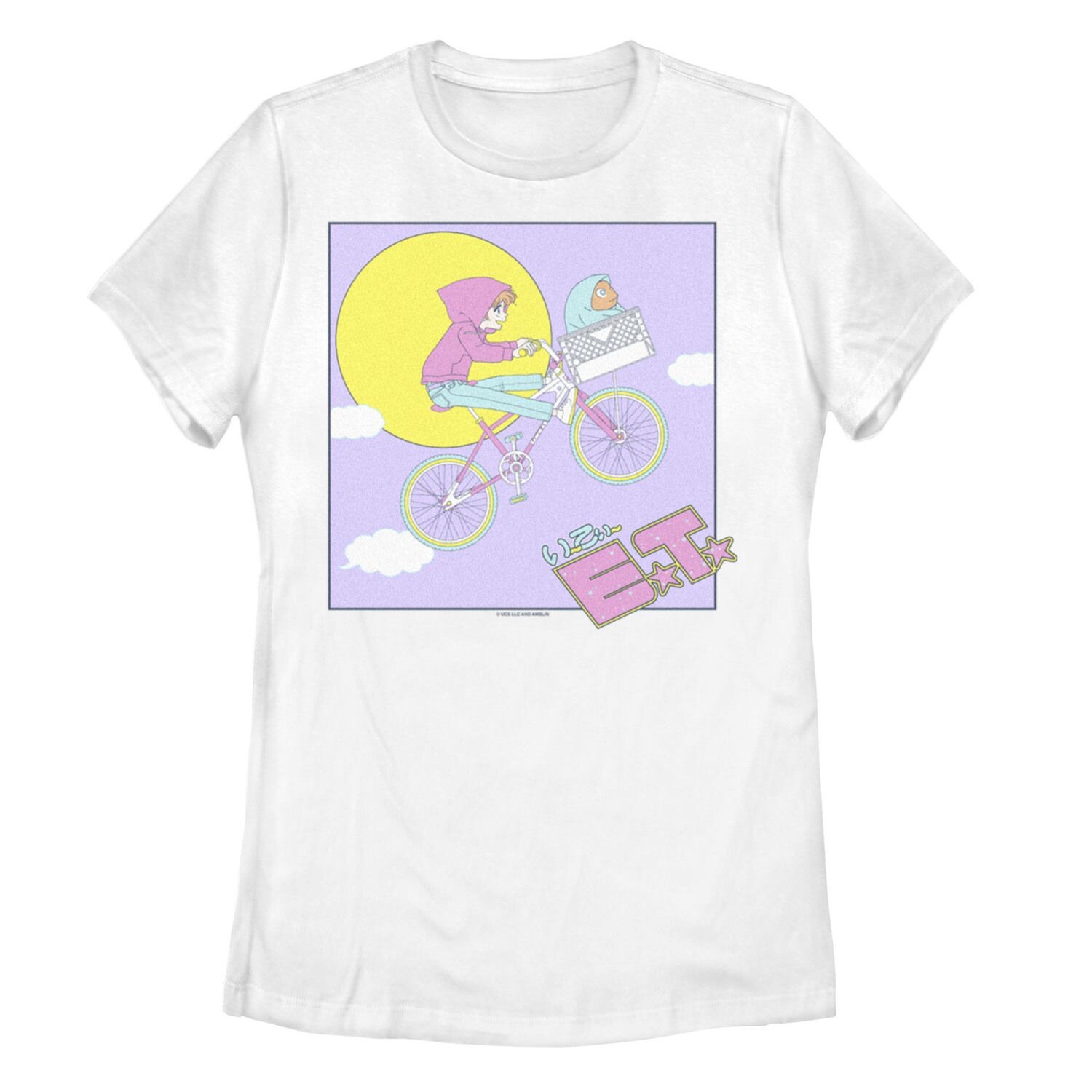 Футболка с рисунком сцены в стиле аниме ET для юниоров Licensed Character 
Футболка с рисунком сцены в стиле аниме ET для юниоров Licensed Character