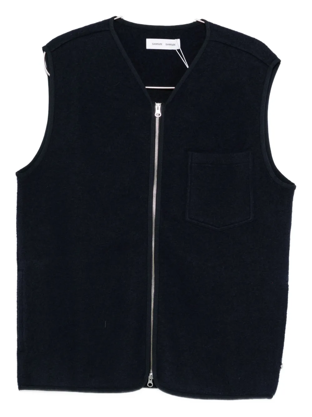 Жилет Sahannes с карманами на молнии спереди SAMSOE SAMSOE, синий
Жилет Sahannes с карманами на молнии спереди SAMSOE SAMSOE, синий