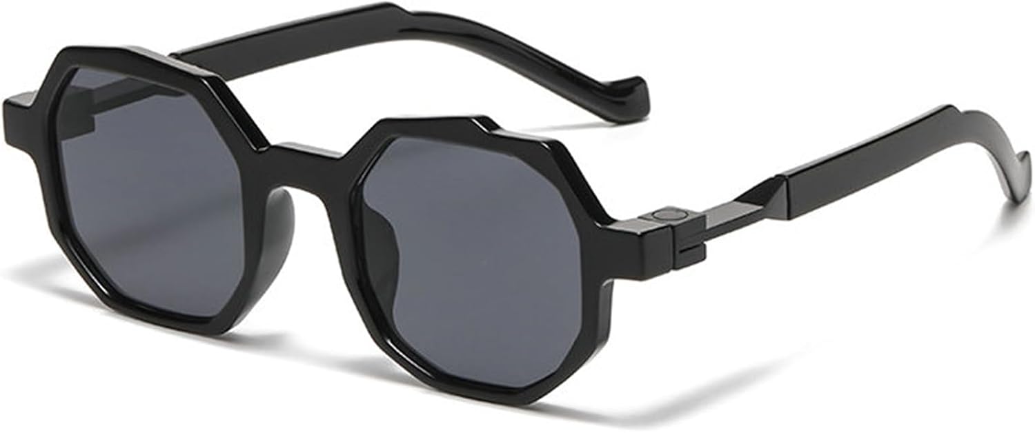 COTIA 2025 Модные солнцезащитные очки неправильной формы, квадратной формы, для женщин и мужчин, в стиле ретро, шестиугольные, стильные, с индивидуальным дизайном, Black
COTIA 2025 Модные солнцезащитные очки неправильной формы, квадратной формы, для женщин и мужчин, в стиле ретро, шестиугольные, стильные, с индивидуальным дизайном, Black