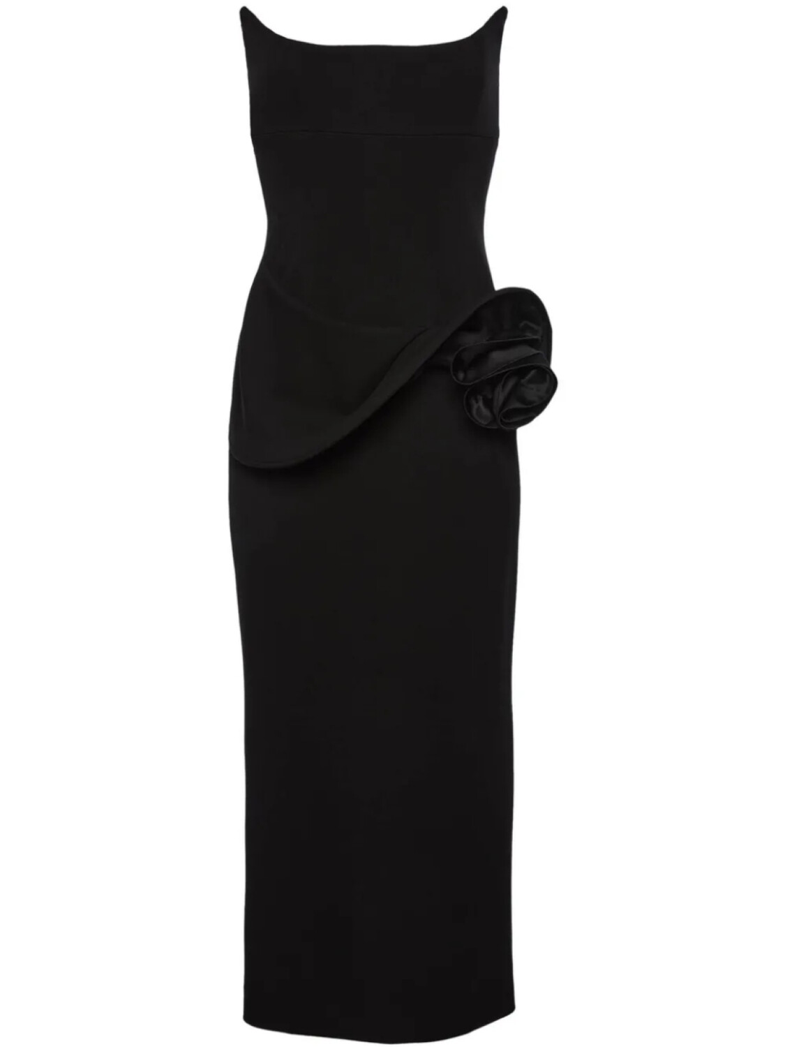 Платье-бюстье Magda Butrym миди с цветочной аппликацией, черный
Платье-бюстье Magda Butrym миди с цветочной аппликацией, черный