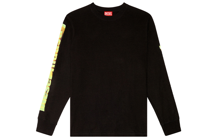 Diesel Мужская черная футболка с круглым вырезом, умеренно прямой крой
Diesel Мужская черная футболка с круглым вырезом, умеренно прямой крой