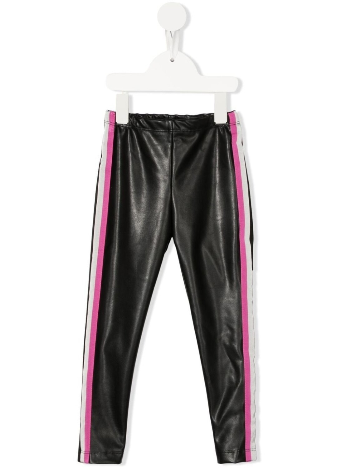 Monnalisa легинсы с лампасами, черный 
Monnalisa легинсы с лампасами, черный