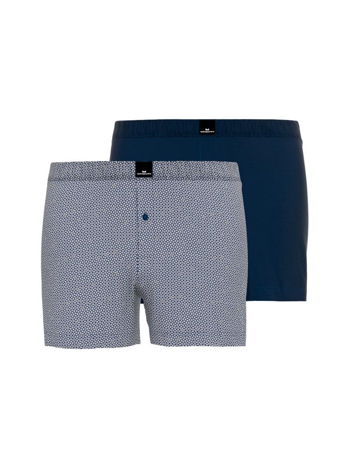 Götzburg Боксерские шорты Brooklyn, комплект из 2 штук, синий, средний, минималистичный цвет
Götzburg Боксерские шорты Brooklyn, комплект из 2 штук, синий, средний, минималистичный цвет