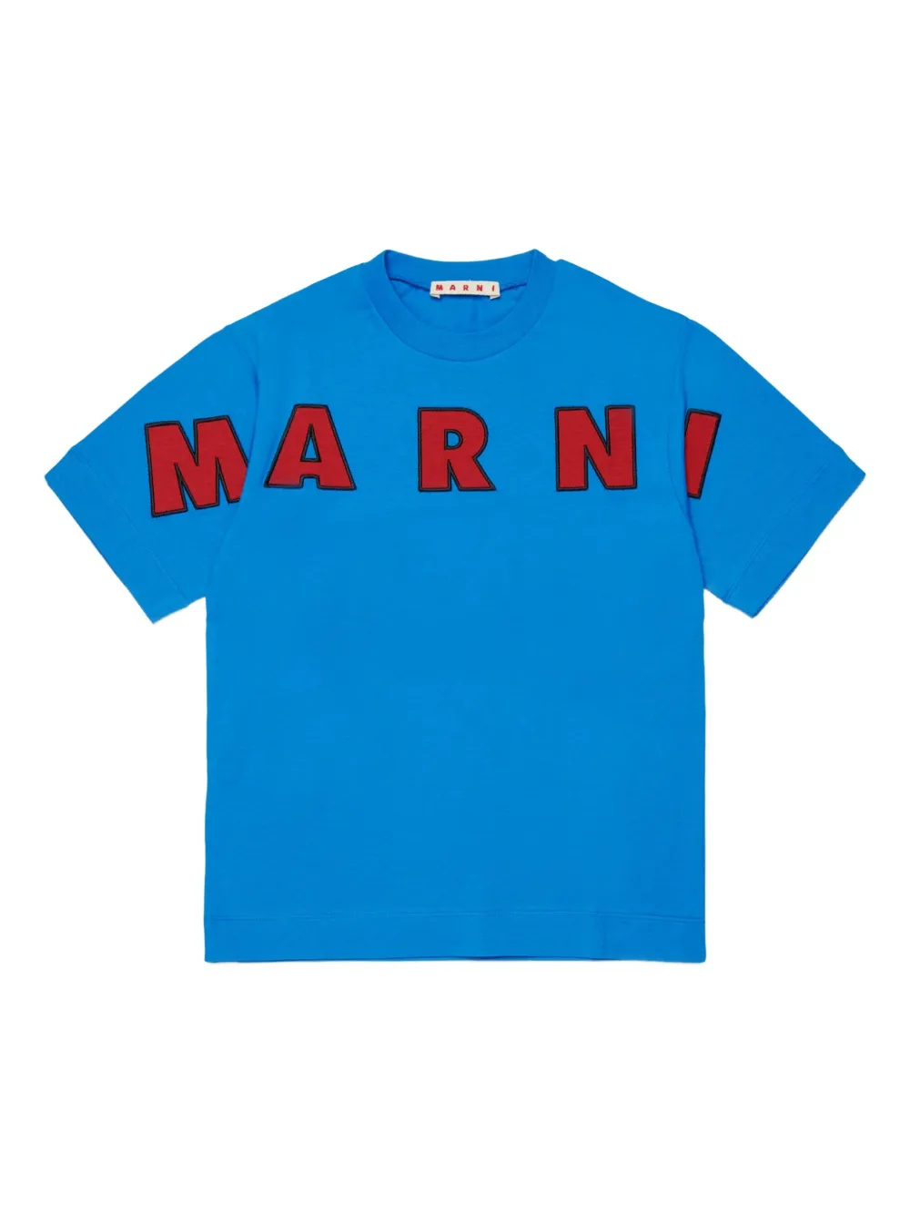 Футболка с вышитым логотипом Marni Kids, синий
Футболка с вышитым логотипом Marni Kids, синий