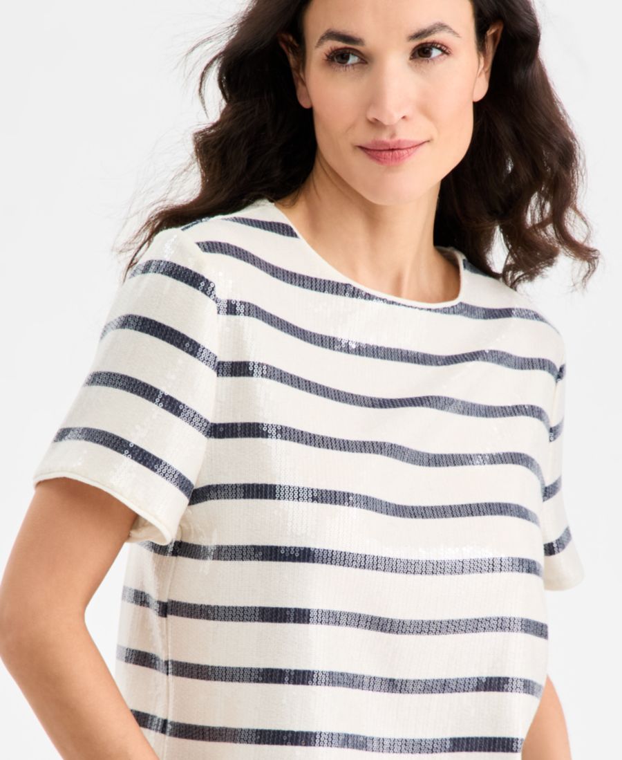 Женская трикотажная футболка с коротким рукавом и пайетками, эксклюзивно от Macy's On 34th, Intrepid Blue Combo, Синий, Женская трикотажная футболка с коротким рукавом и пайетками, эксклюзивно от Macy's On 34th, Intrepid Blue Combo
Женская трикотажная футболка с коротким рукавом и пайетками, эксклюзивно от Macy's On 34th, Intrepid Blue Combo, Синий, Женская трикотажная футболка с коротким рукавом и пайетками, эксклюзивно от Macy's On 34th, Intrepid Blue Combo