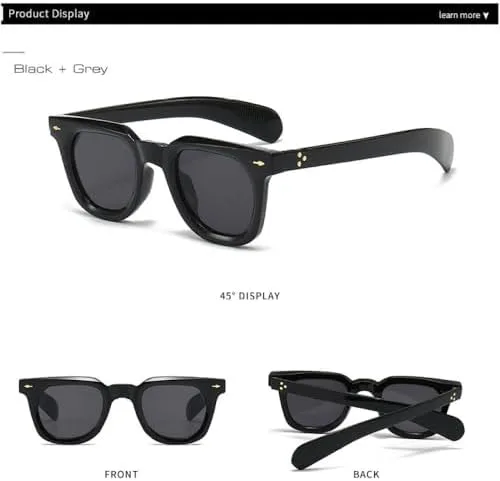 Квадратные солнцезащитные очки для женщин с заклепками, в стиле ретро-панк, для мужчин, градиентные желтые солнцезащитные очки UV400 MTZJH, Leopard Green
Квадратные солнцезащитные очки для женщин с заклепками, в стиле ретро-панк, для мужчин, градиентные желтые солнцезащитные очки UV400 MTZJH, Leopard Green