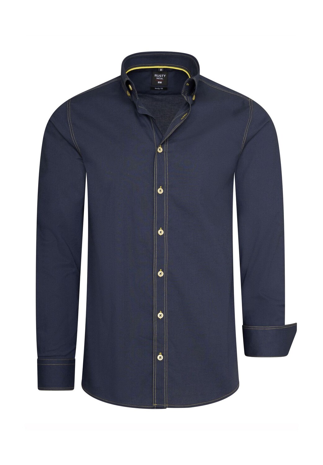 Рубашка с длинными рукавами и тонкой контрастной строчкой RUSTY NEAL, антрацит
Рубашка с длинными рукавами и тонкой контрастной строчкой RUSTY NEAL, антрацит