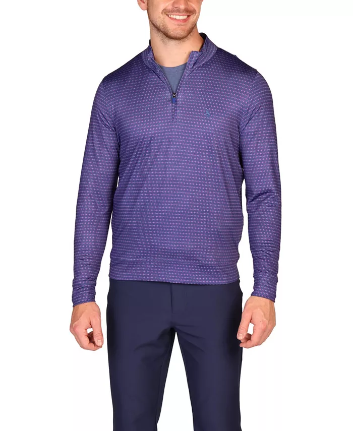 Мужская четверть-молния с узором из точек и ромбов Performance Tailorbyrd, синий
Мужская четверть-молния с узором из точек и ромбов Performance Tailorbyrd, синий