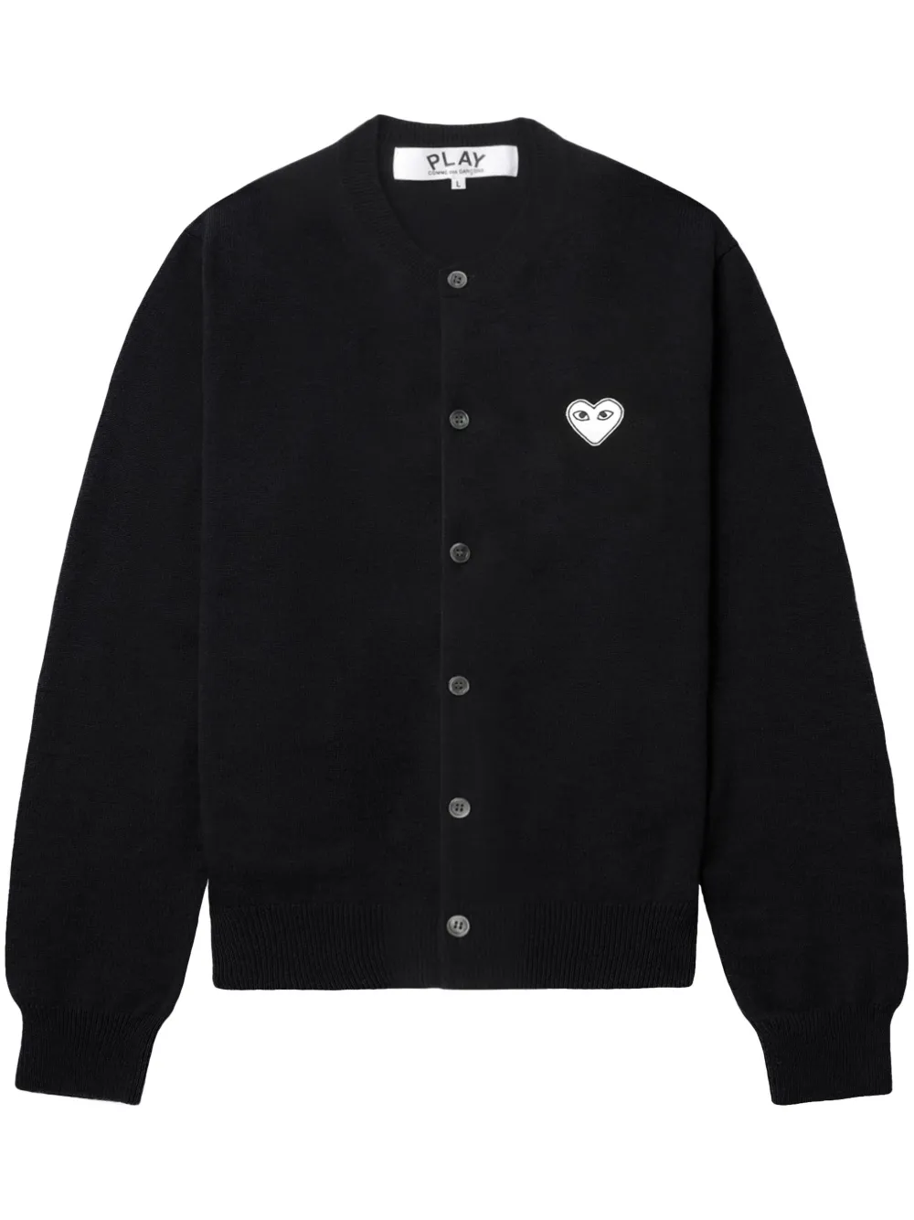 Кардиган с аппликацией Comme Des Garçons Play, черный
Кардиган с аппликацией Comme Des Garçons Play, черный