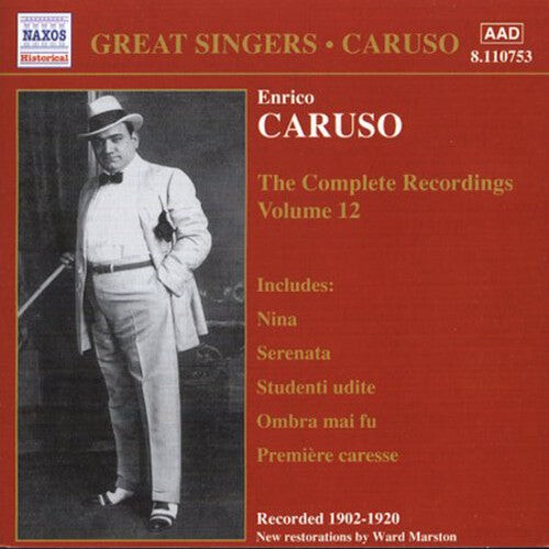 CD диск Caruso, Enrico: Caruso-Vol. 12
CD диск Caruso, Enrico: Caruso-Vol. 12