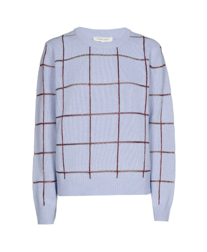 Синий клетчатый свитер с люрексом Marie Mãro, синий
Синий клетчатый свитер с люрексом Marie Mãro, синий